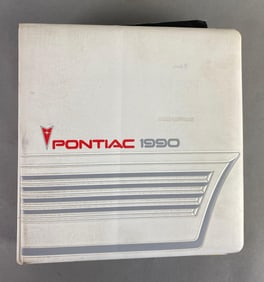 1990 Pontiac Dealership Car Product Book