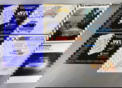 Group of 1970s - 1990s Emergency Services Dealership Advertising Brochures