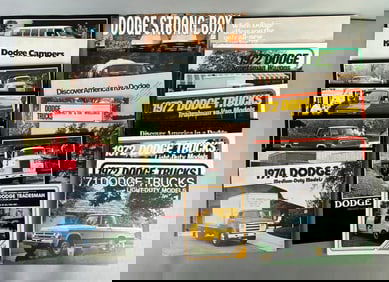 Group of 1960s - 1970s Dodge Dealership Advertising Brochures
