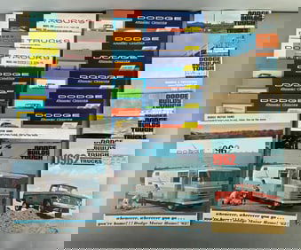 Group of 1950s/60s Dodge Trucks Dealership Advertising Brochures