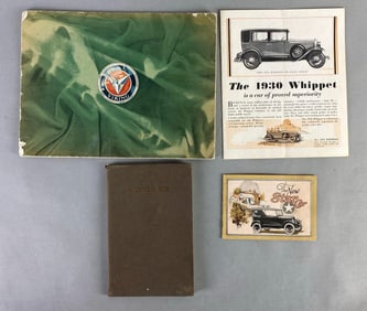 Group of Early 1900s Automobile Dealership Brochures