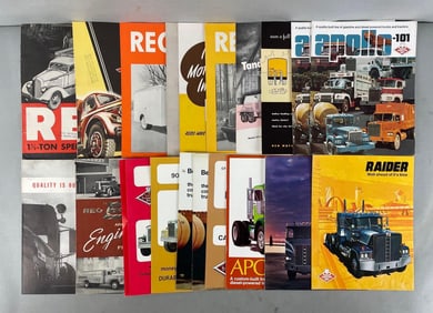 Group of Diamond Reo Truck Dealership Advertising Brochures