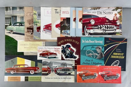 Group of 1950s / 60s DeSoto Dealership Advertising Brochures
