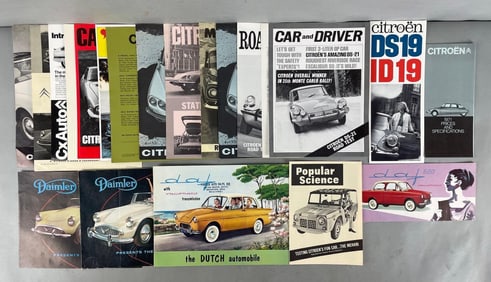Group of Daimler / DAF / Citroen Advertising Brochures