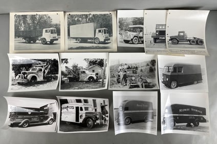 Group of Vintage Diamond Truck Photographs
