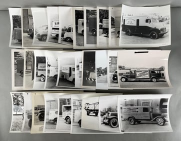 Group of Vintage Chevy / GMC Delivery Truck Photographs