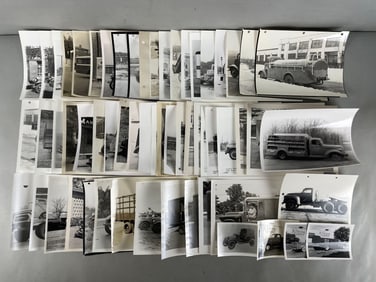 Group of Vintage Chevy / GMC Delivery Truck Photographs