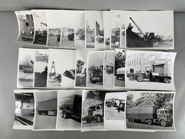 Group of Vintage Mack Truck Photographs