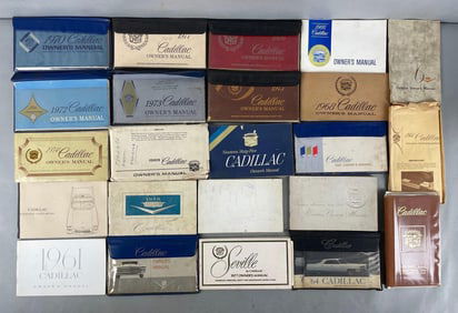 Group of Vintage Cadillac Owners Manuals