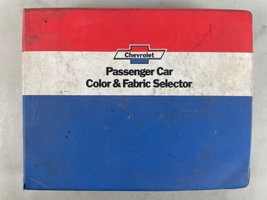1974 Chevrolet Passenger Car Color and Fabric Selector Book