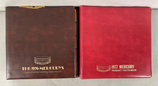1976 and 77 Mercury Dealership Books