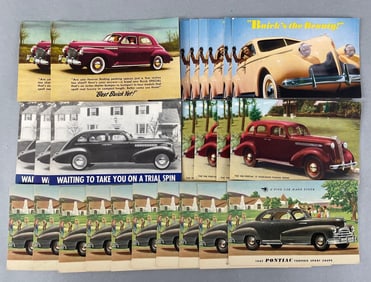 Postcards - 25+ Automobile Advertising