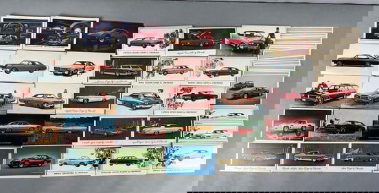 Postcards - Approximately 200 Chevy Advertising