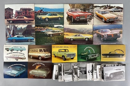 Postcards - Approximately 200 Automobile Advertising