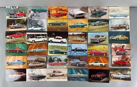 Group of Vintage Automobile Promo Cards