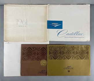 Group of Vintage Cadillac Dealership Advertising Brochures
