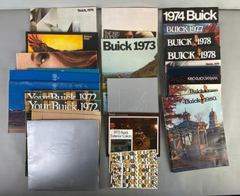 Group of 1960s - 1980s Buick Dealership Advertising Brochures