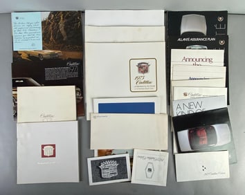 Group of 1970s - 1980s Cadillac Dealership Advertising Brochures