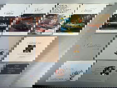 Group of 1970s - 1980s Cadillac Dealership Advertising Brochures