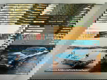Group of 1970s Chevrolet Automobile Posters