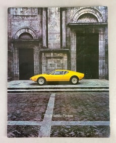 1973 De Tomaso Pantera Dealership Advertising Brochure