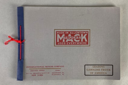 Early 1900s Mack Trucks Dealership Advertising Brochures