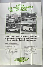 Geoup of 2 Chevrolet Automobile Posters