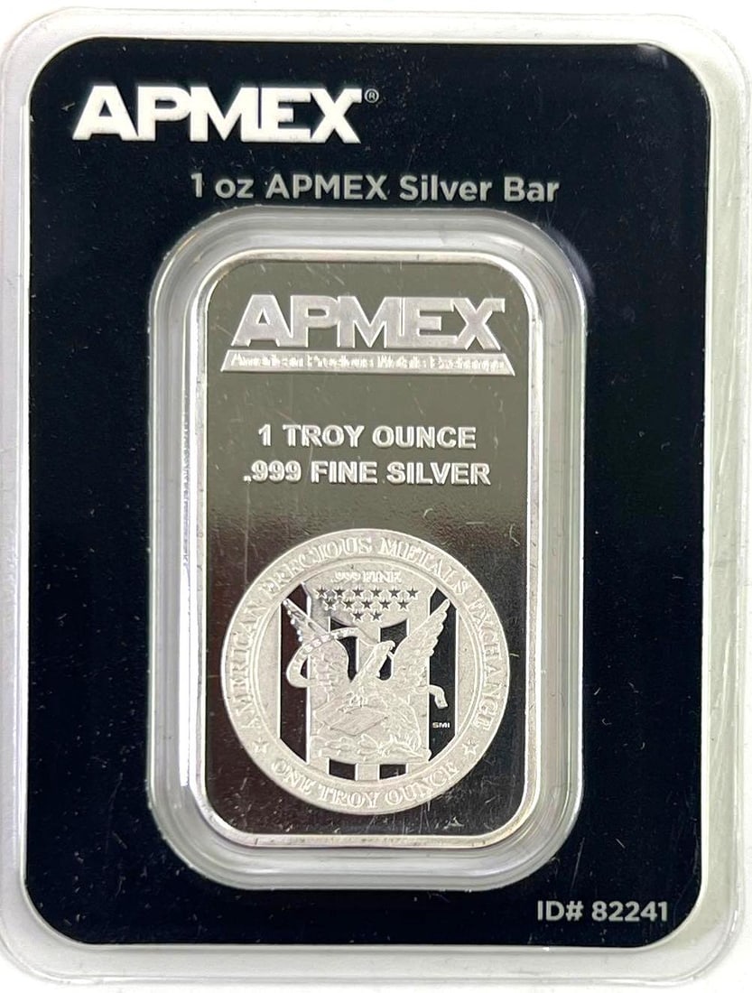 Apmex 1 oz .999 Fine Silver Bar in Plastic Assay: Apmex 1 oz .999 Fine Silver Bar in Plastic Assay
