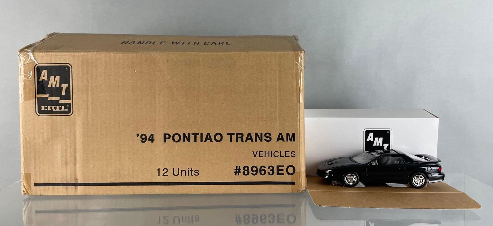 Box of 11 AMT Ertl 1994 Pontiac Trans Am Black Dealership Promo Cars (1 of 3)