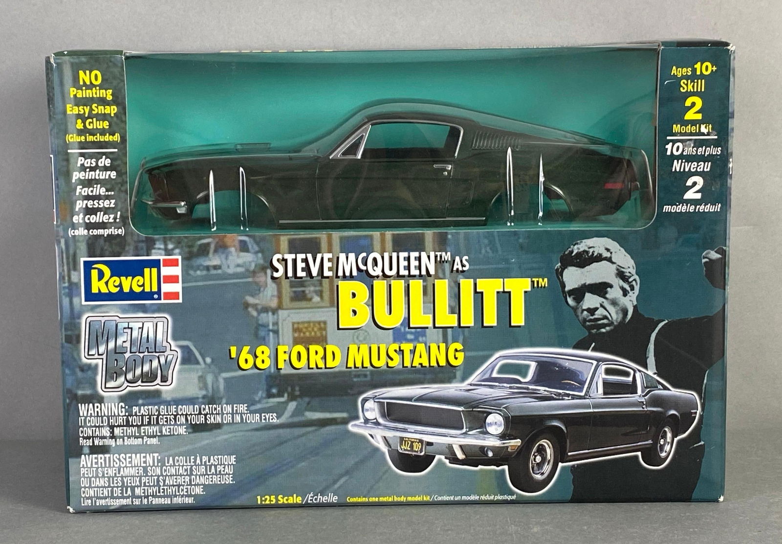 Revell Bullitt 1968 Ford Mustang Model Kit (1 of 3)