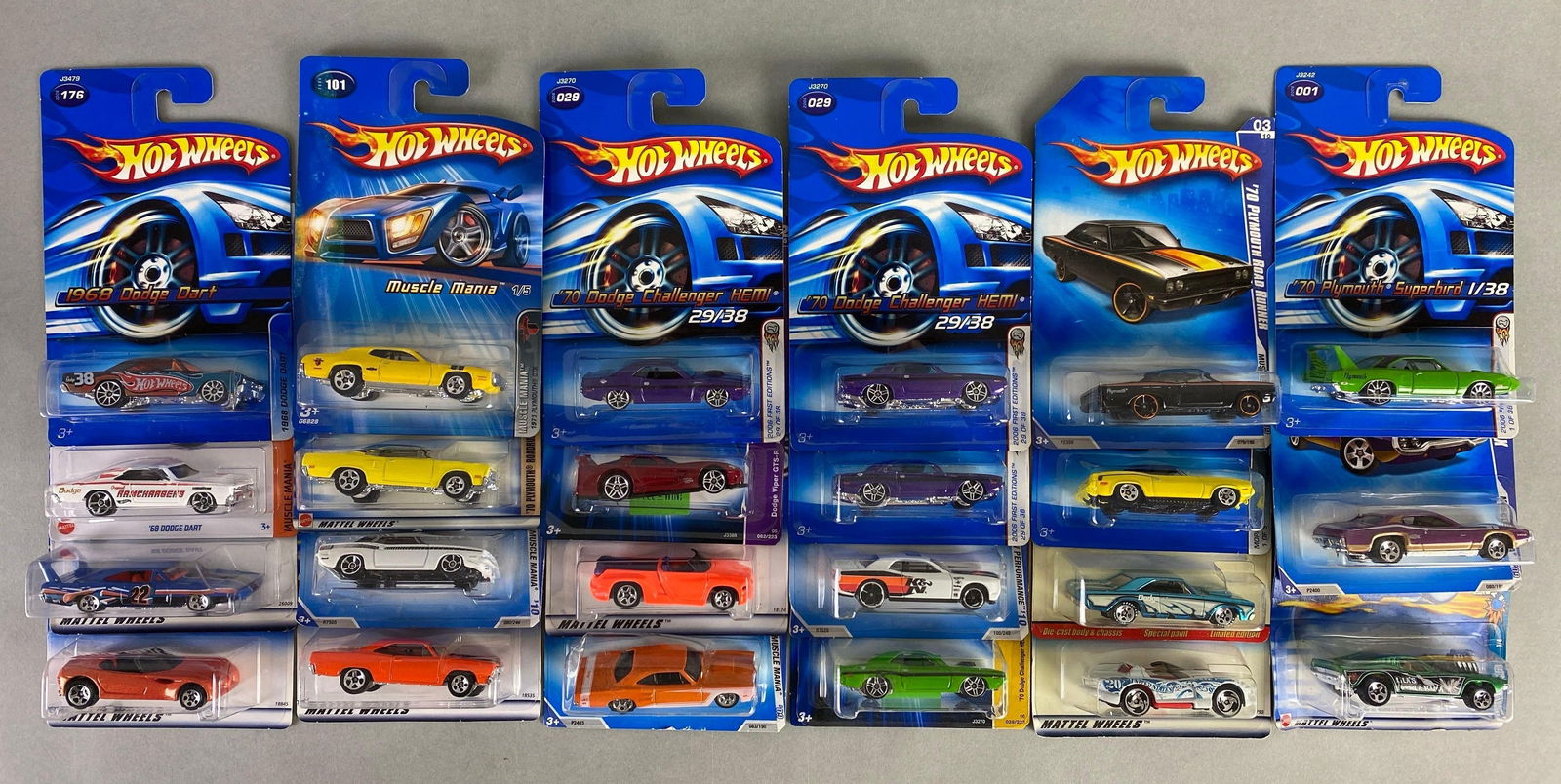 Group of 23 Mattel Hot Wheels Die-Cast Muscle Cars (1 of 3)