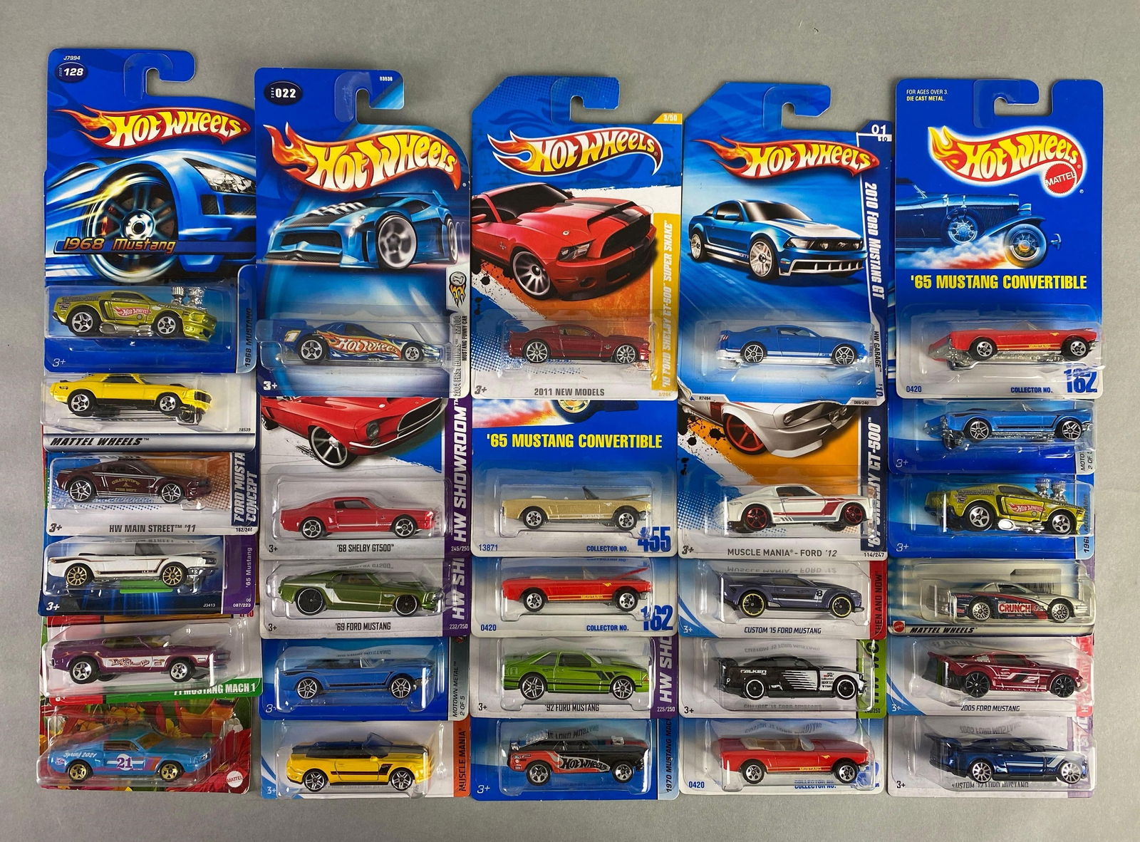 Group of 29 Mattel Hot Wheels Die-Cast Mustangs (1 of 3)