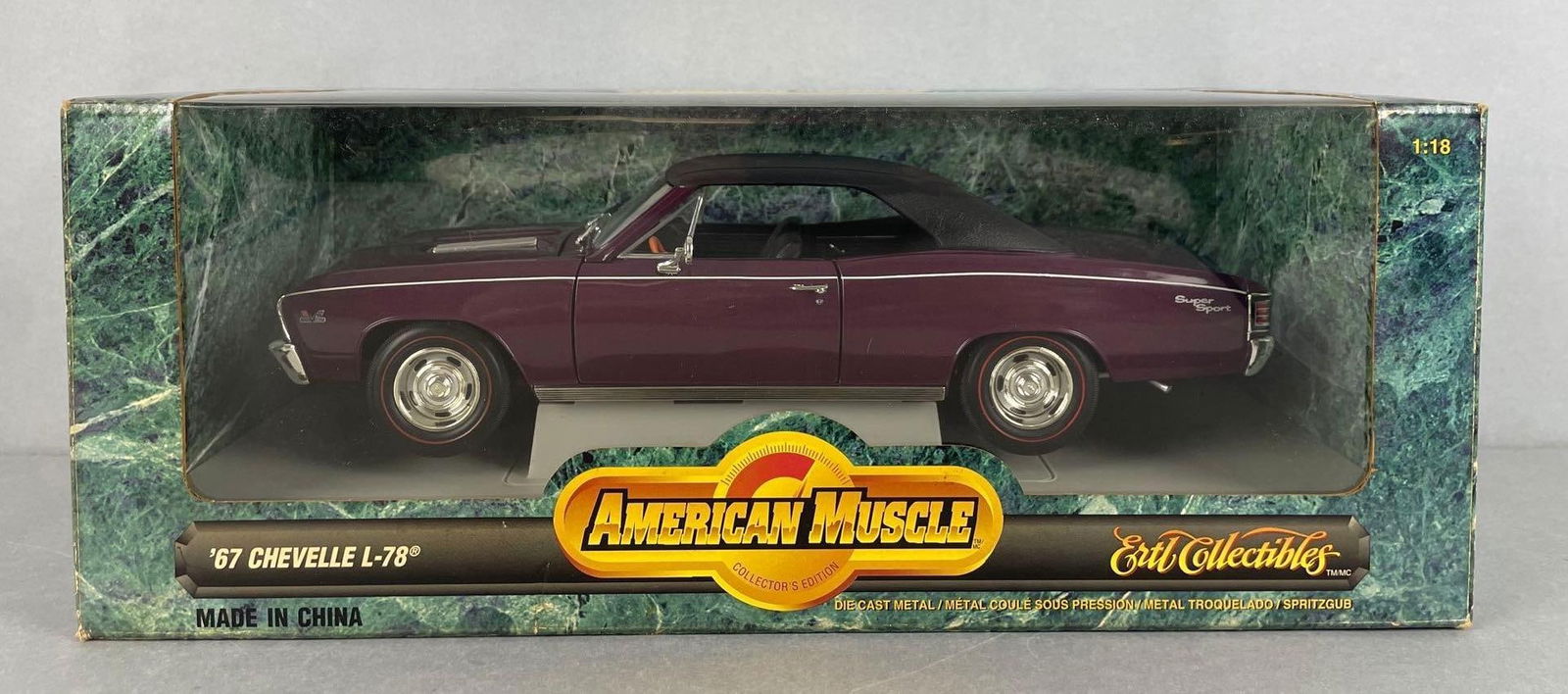 Ertl American Muscle 1967 Chevy Chevelle L-78 Die-Cast Car (1 of 4)