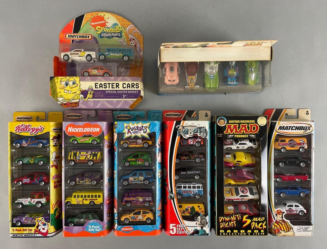 Group of Matchbox Pop Culture Die-Cast Vehicle Packs (1 of 3)
