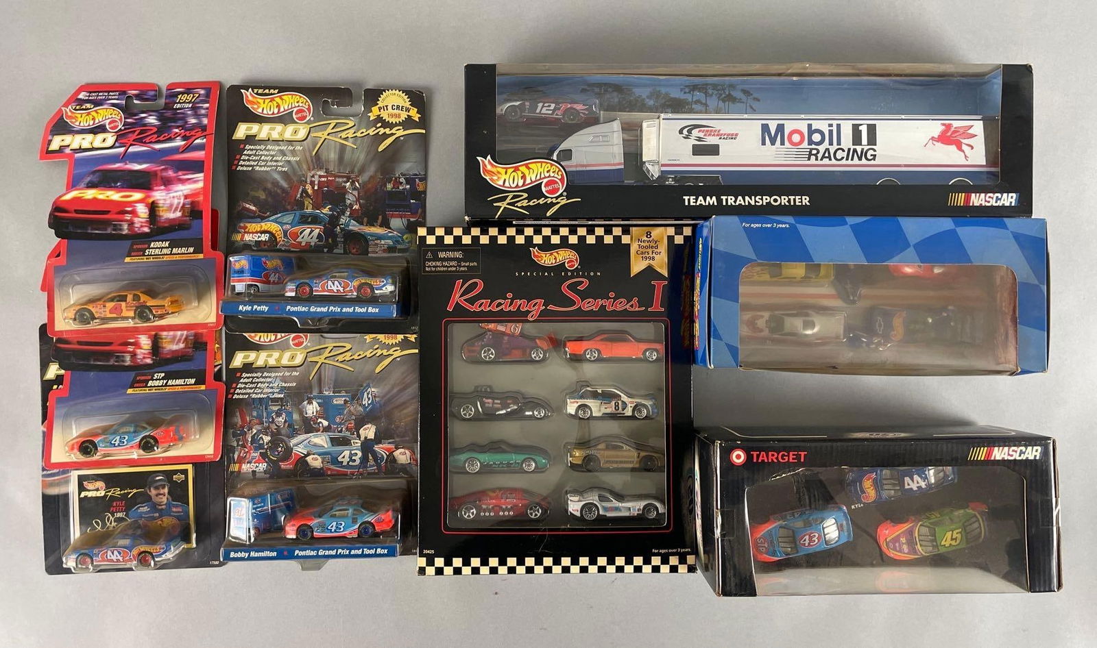 Group of Mattel Hot Wheels Racing Die-Cast Vehicles (1 of 3)