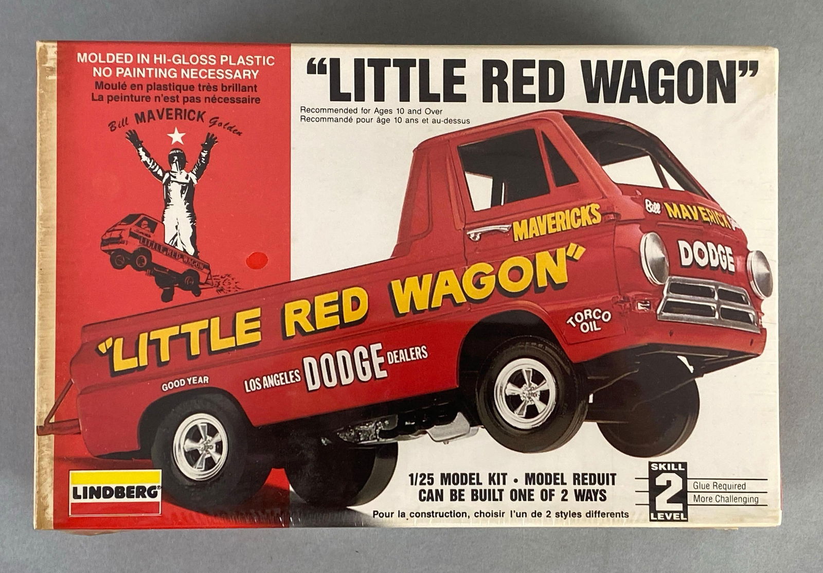 Lindberg Little Red Wagon Bill Maverick Golden Plastic Model Kit (1 of 3)
