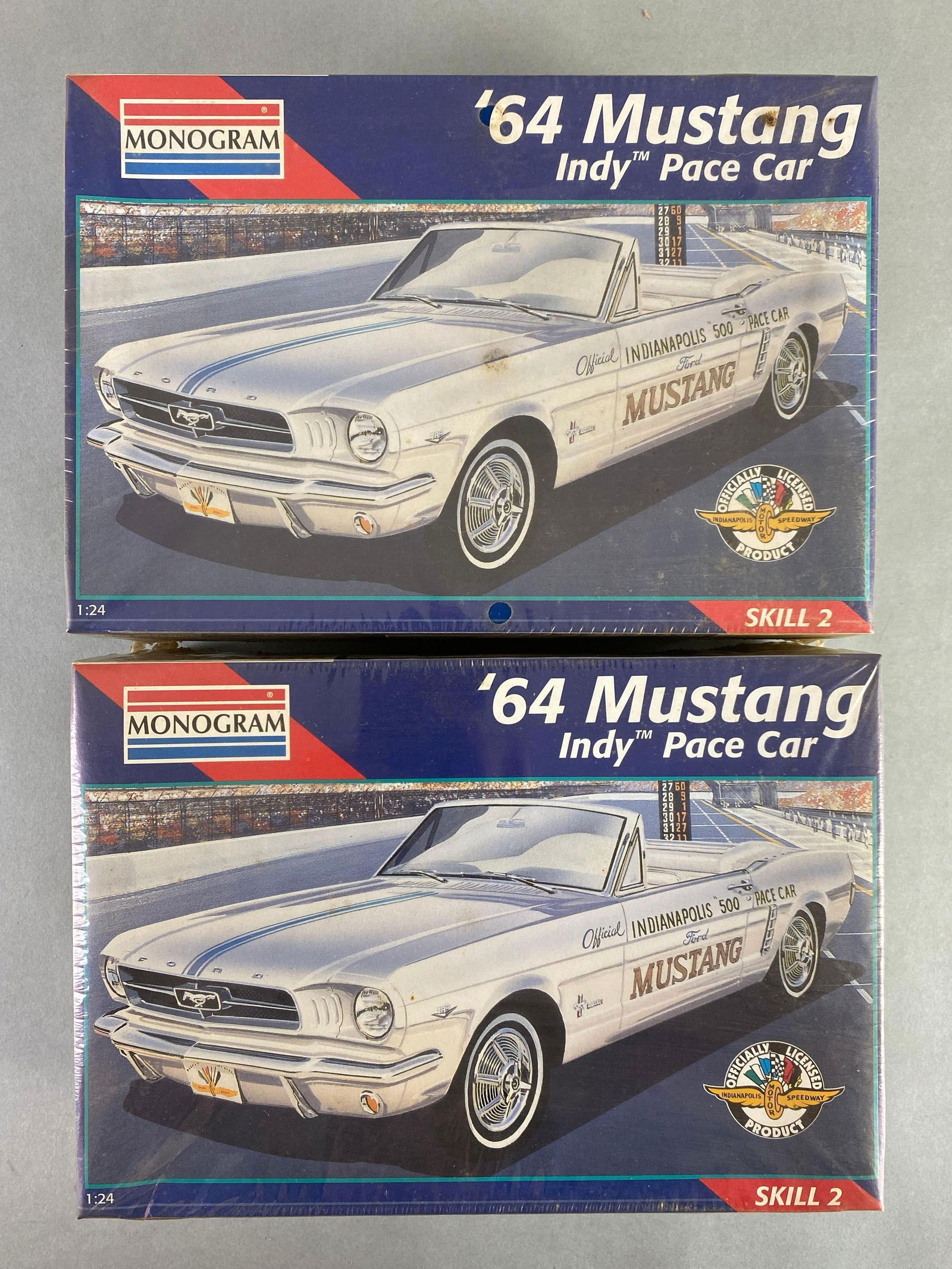 Group of 2 Monogram 64 Mustang Indy Pace Car Plastic Model Kits (1 of 3)