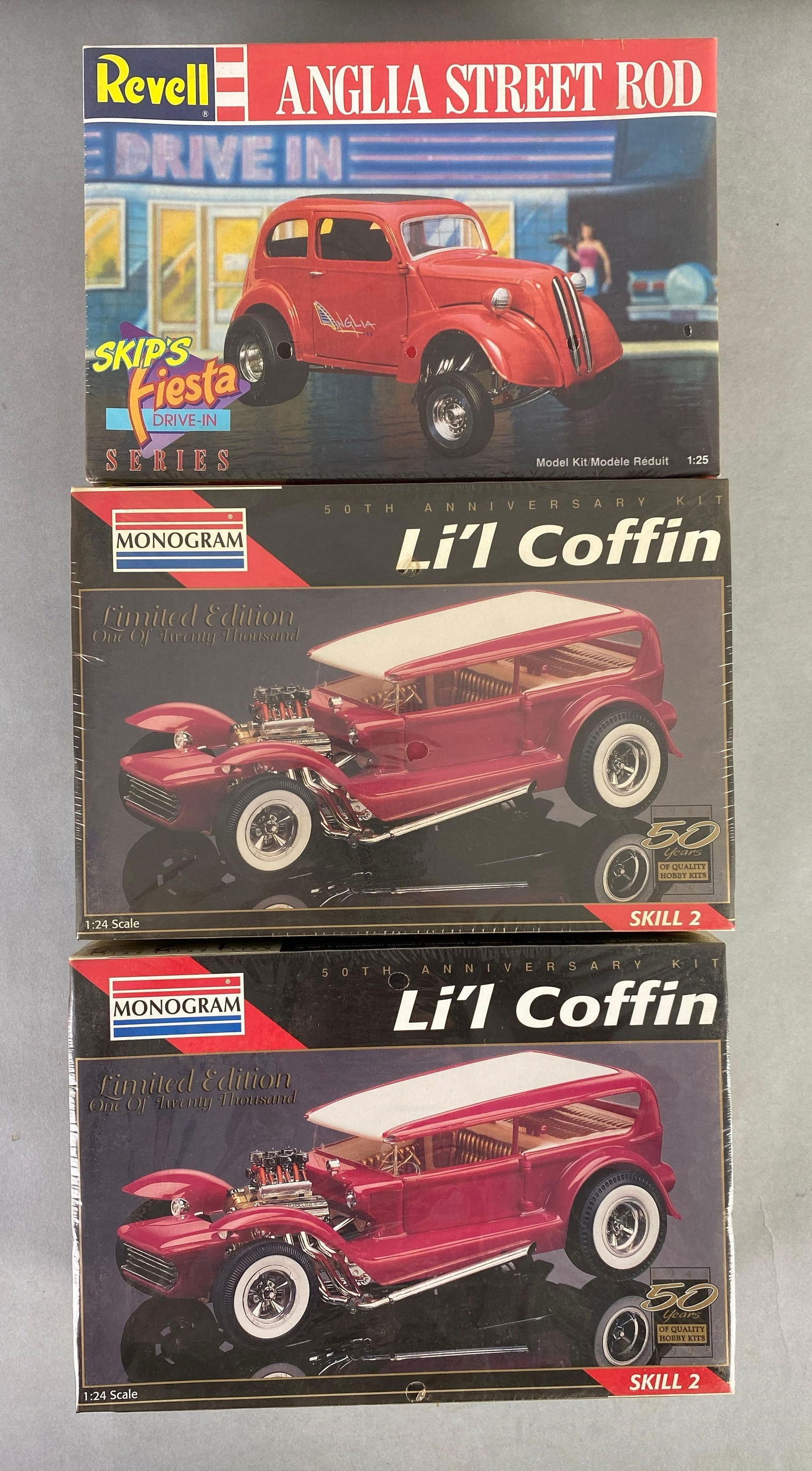 Group of 3 Hot Rod Plastic Model Kit (1 of 2)