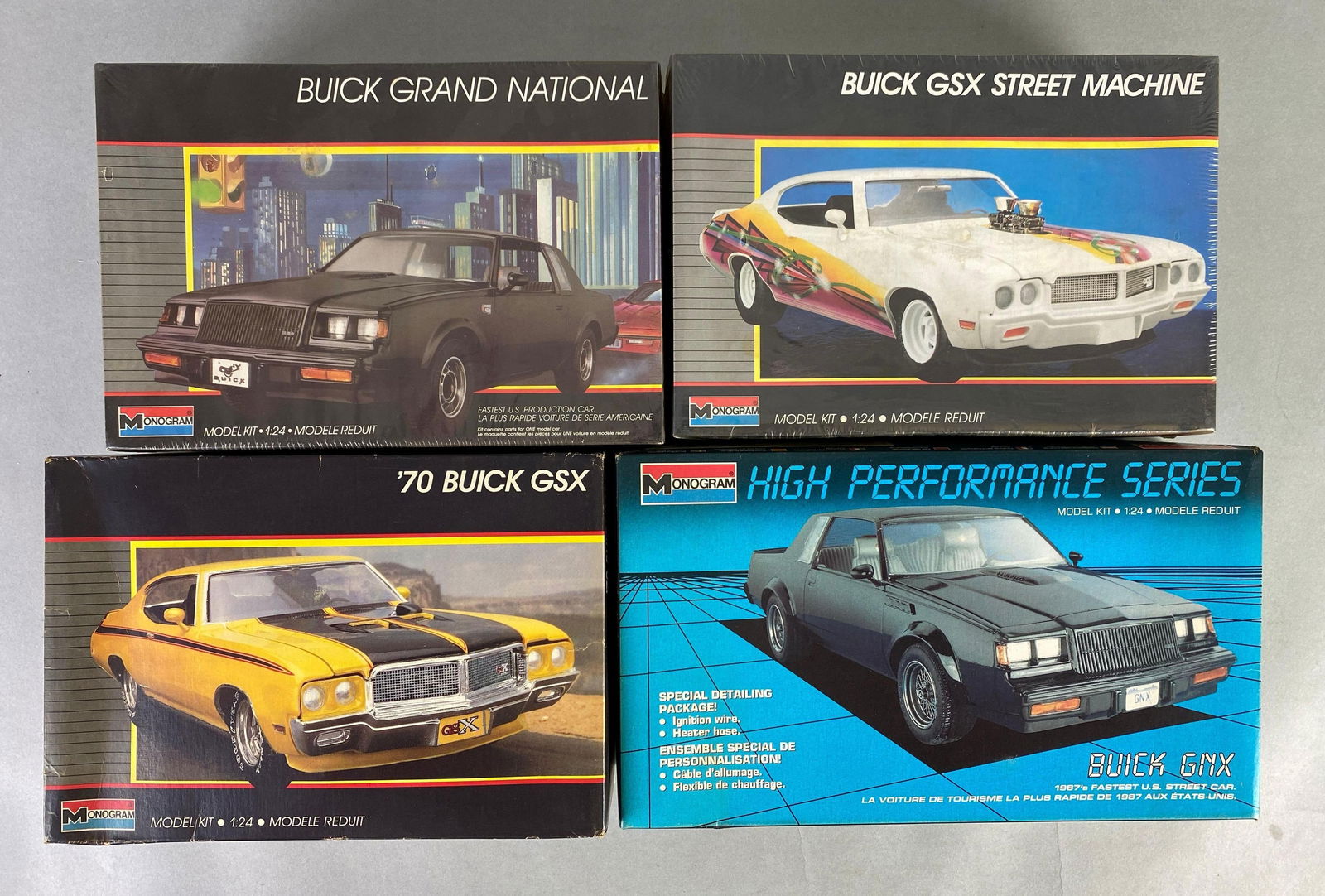 Group of 4 Buick Plastic Model Kits (1 of 3)