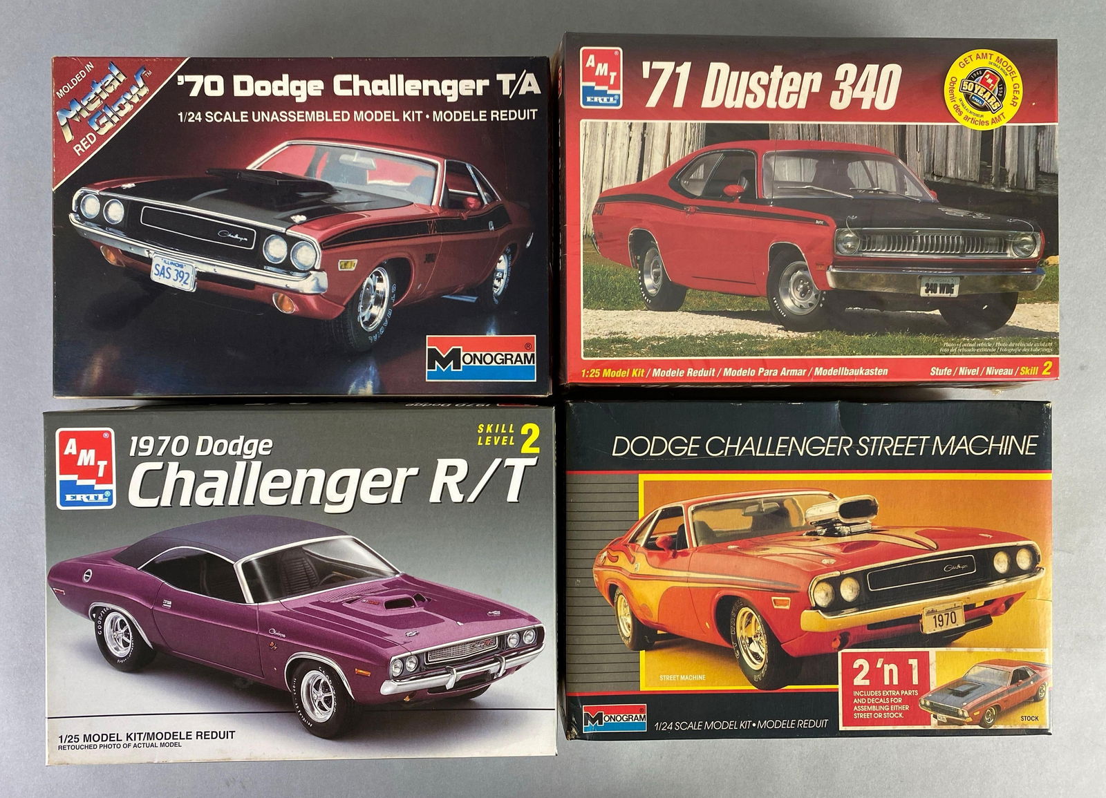 Group of 4 1970s Dodge Plastic Model Kits (1 of 3)