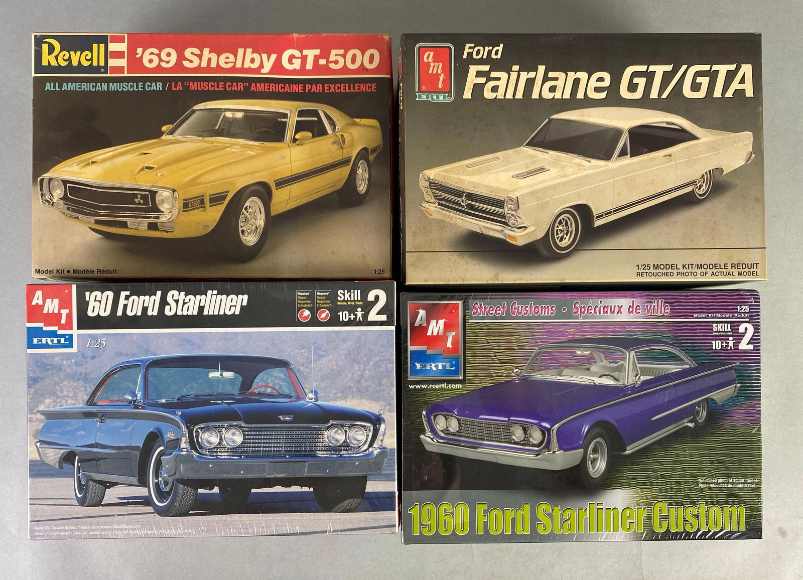 Group of 4 Ford Plastic Model Kits (1 of 3)