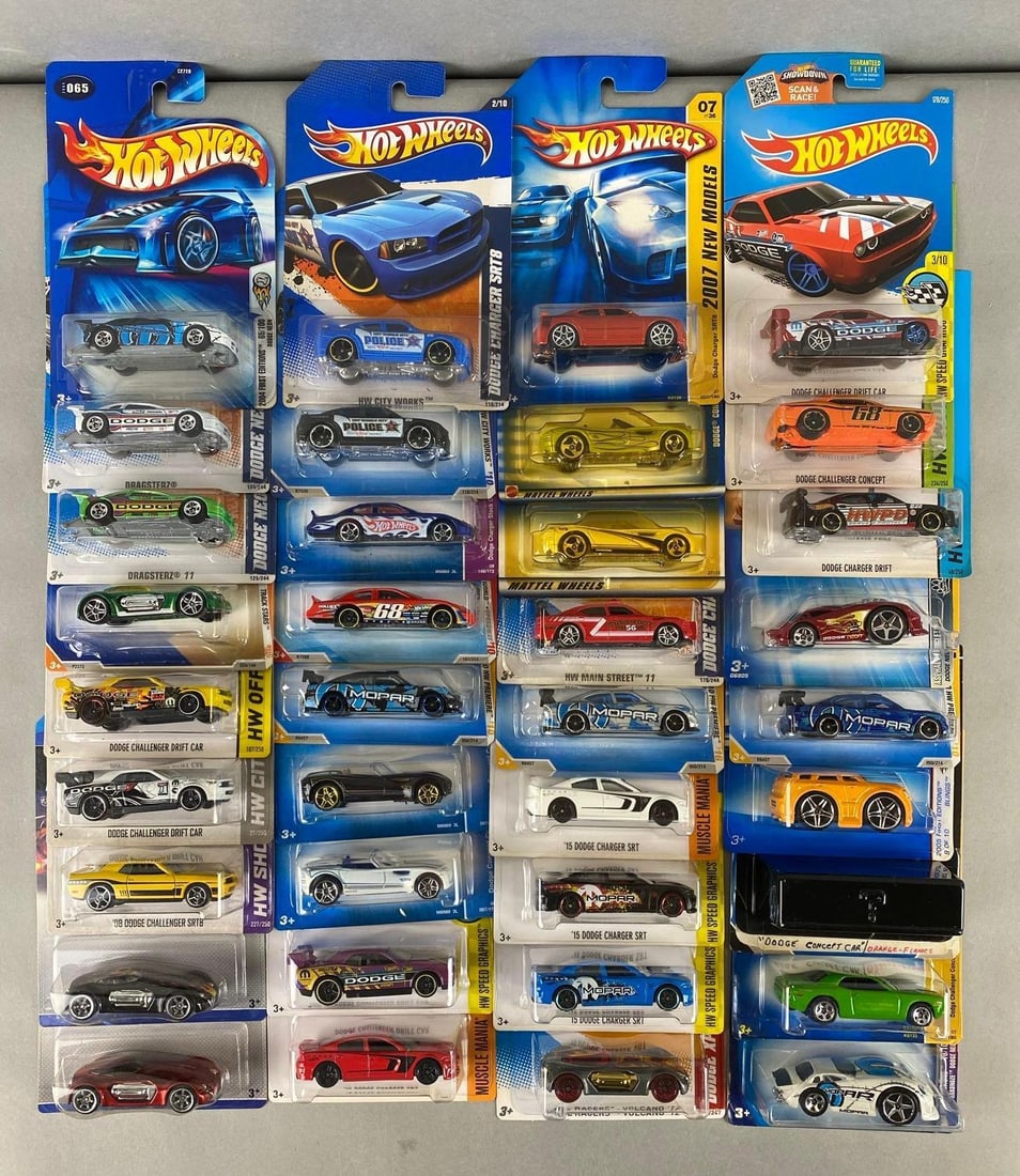 Group of 36 Hot Wheels Mopar Die-Cast Cars (1 of 3)