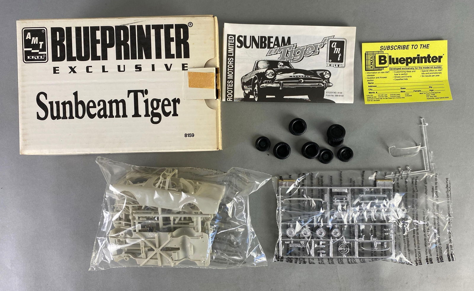 AMT ERTL Blueprint 1964 Sunbeam Tiger Plastic Model Kit (1 of 3)