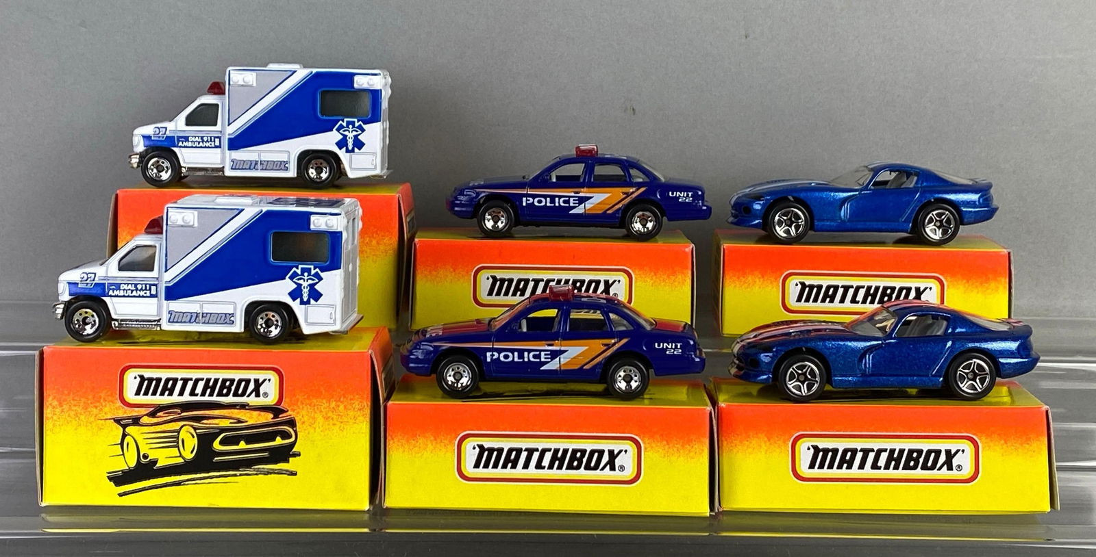 Group of 6 Matchbox Die-Cast Cars (1 of 4)