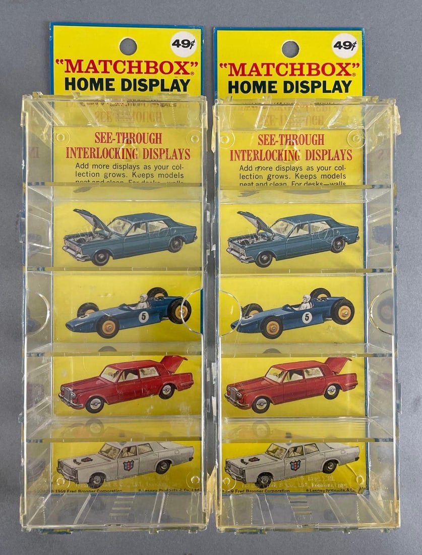Group of 2 Matchbox Die-Cast Vehicle Home Displays (1 of 2)
