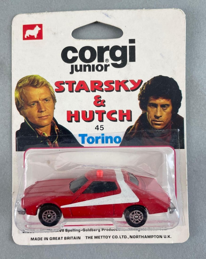 Corgi Junior Starsky and Hutch Torino Die-Cast Car: 1977 original packaging