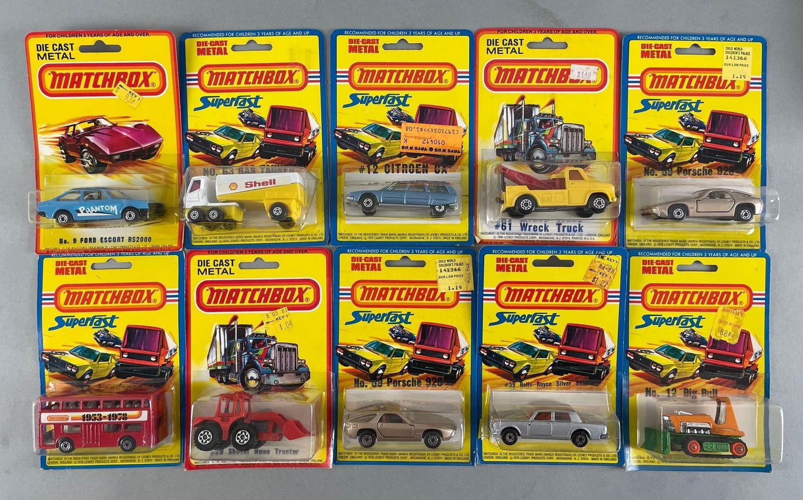 Group of Vintage Matchbox Die-Cast Vehicles (1 of 3)