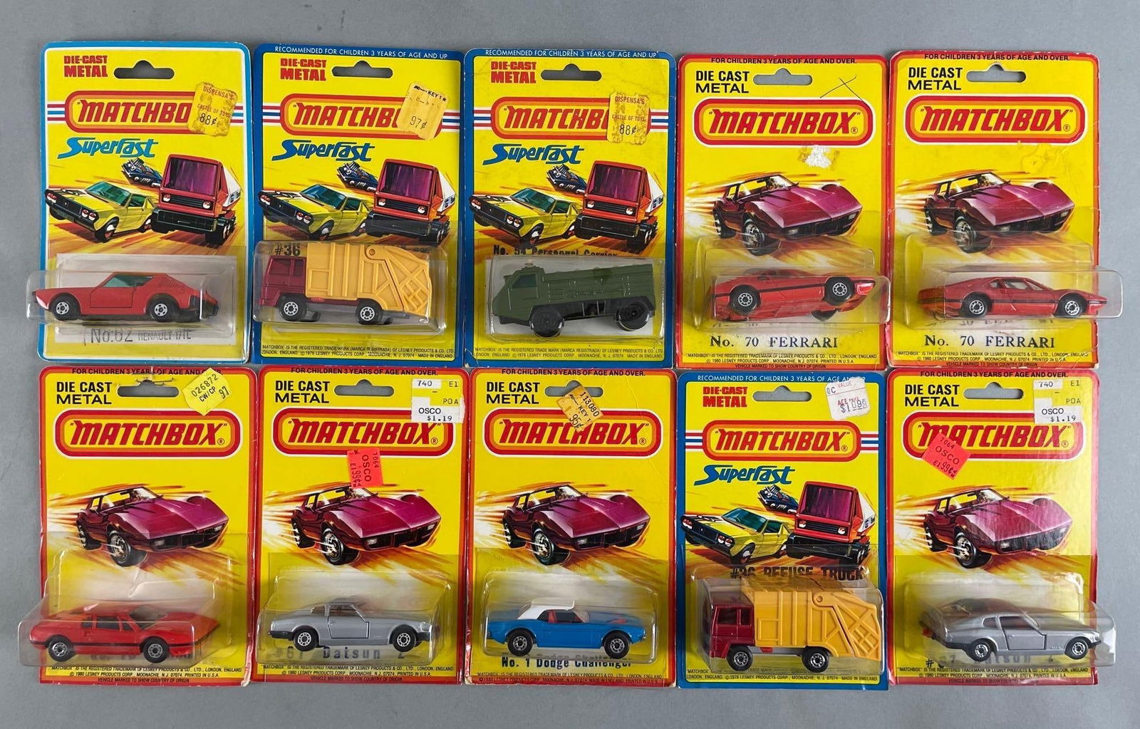Group of Vintage Matchbox Die-Cast Vehicles (1 of 3)