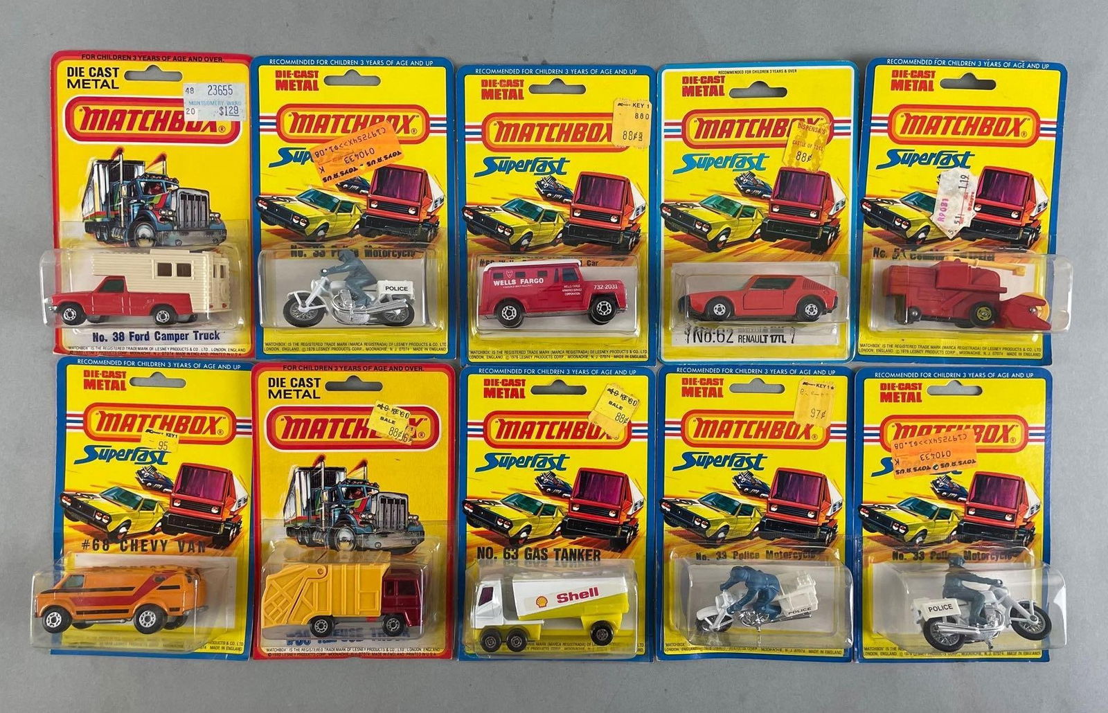 Group of Vintage Matchbox Die-Cast Vehicles (1 of 3)