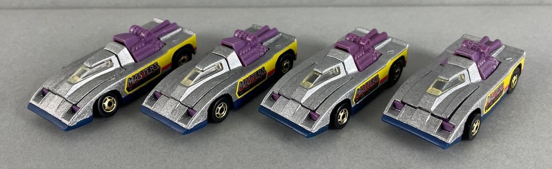 Group of 1980 Mattel Hot Wheels Masters of the Universe Die-Cast Vehicles: 1/64 scale